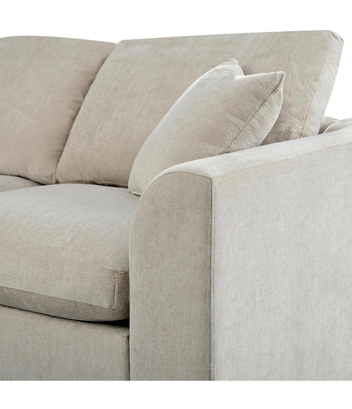 Oversized U-Shaped Modular Sectional Sofa W/Movable Ottoman